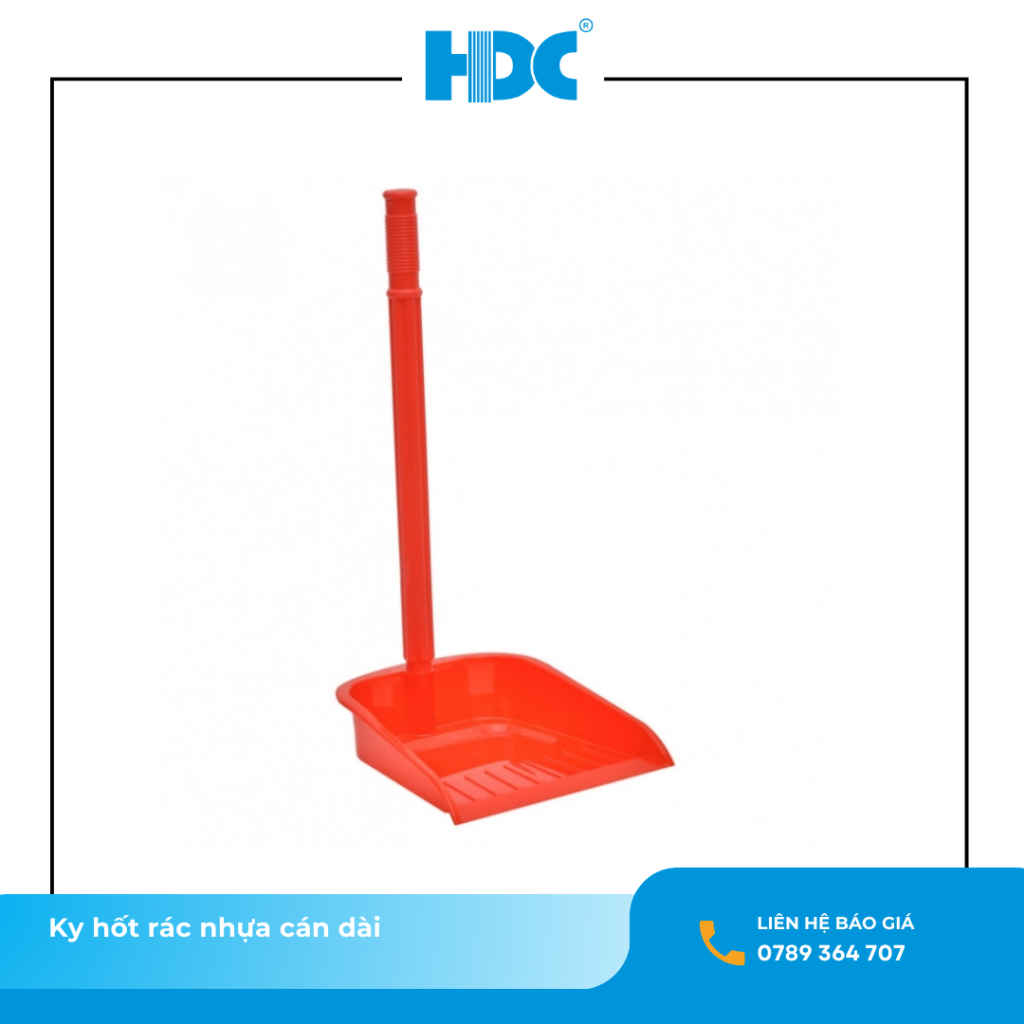Ky hốt rác nhựa cán dài – Văn Phòng Phẩm HDC